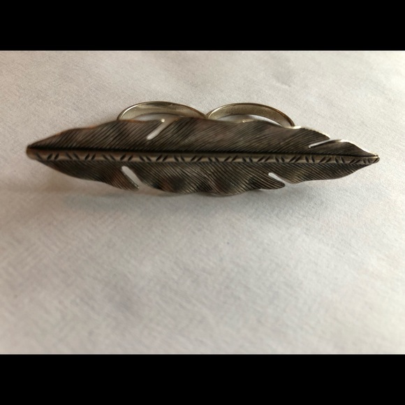 Elizabeth and James double feather ring- size 8 - Picture 2 of 4